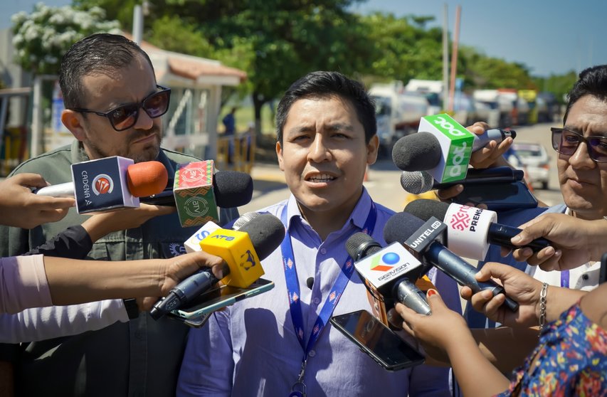 Félix Cruz, gerente de logística de Yacimientos Petrolíferos Fiscales Bolivianos. (Foto: YPFB).