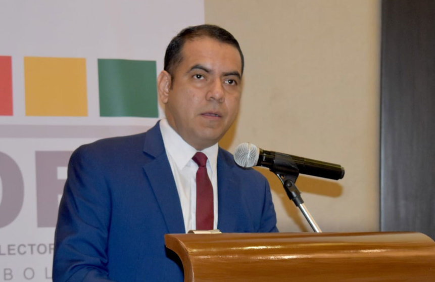 Francisco Vargas, vocal TSE. (Foto: OEP).