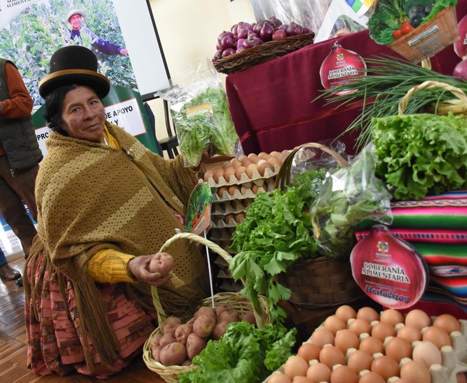 Feria del campo a la olla. (Foto: La Razón).