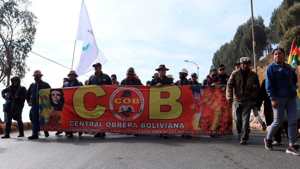 Central Obrera Boliviana (COB). (Foto: Opinión).