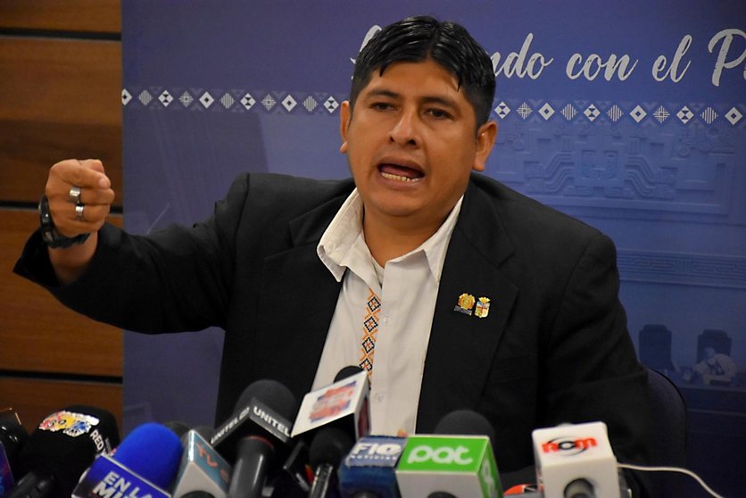 Rolando Cuellar, diputado del MAS. (Foto: La Razón).