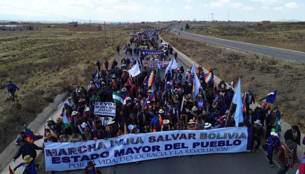 Marcha evista. (Foto: ANF)